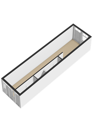 Floorplan - Voorhaven 47B, 3025 HD Rotterdam